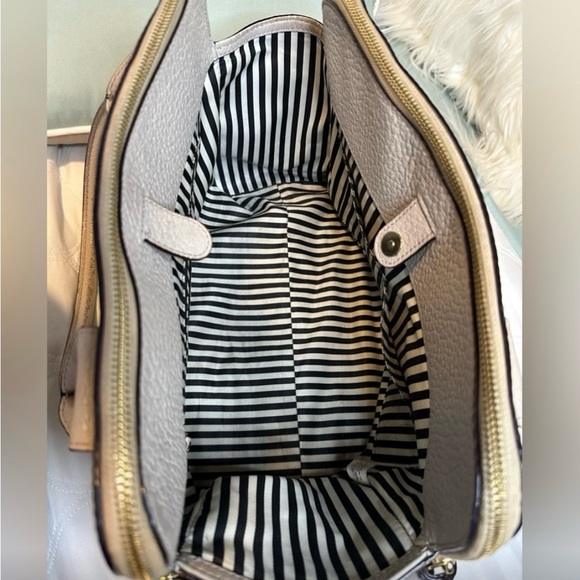 Kate Spade taupe pebble leather handbag - Picture 6 of 14